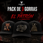 Pack 3 Gorras - El Patron - FERRETI HATS PREMIUM