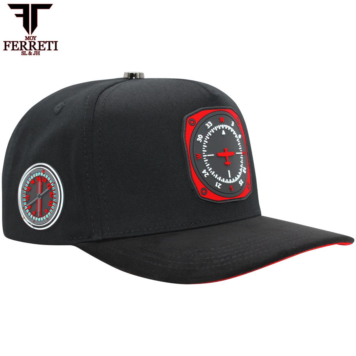 FERRETI HATS PREMIUM FT151 Brujula Baseball Cap For Men