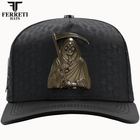 FERRETI HATS PREMIUM FT175 La Muerte Baseball Cap For Men