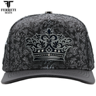 FERRETI HATS PREMIUM FT203 Black Crown Baseball Cap For Men