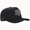 FERRETI HATS PREMIUM FT86BB Los 3 Vicios Black on Black Baseball Cap For Men