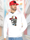 FERRETI HATS Cotton Hoodie Calavera with Iconic Skull Design