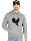 FERRETI HATS Cotton Hoodie Gallo with Iconic Rooster Design