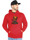 FERRETI HATS Cotton Hoodie Mal Oso with Iconic Bear Design