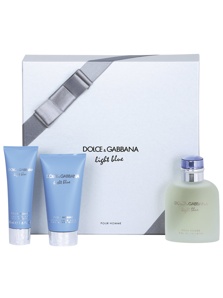 Set para Caballero DOLCE & GABBANA * SET LIGHT BLUE MEN 4.2 OZ EDT SPRAY