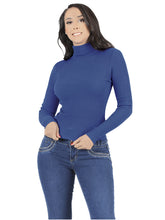 Cargar imagen en el visor de la galería, Blusa Cuello Alto Stretch CODIGO 11710
