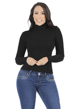 Cargar imagen en el visor de la galería, Blusa Cuello Alto Stretch CODIGO 11710
