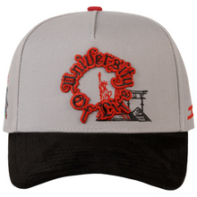 Cargar imagen en el visor de la galería, JC Hats University of Live CURVED Gray

