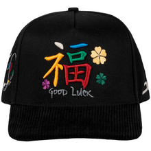 Cargar imagen en el visor de la galería, JC Hats Good Luck Black
