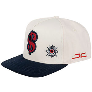 JC Hats Cash Money Beige Navy