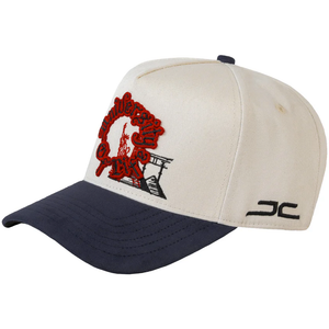 JC HATS University of Live CURVED Beige