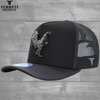 Ferreti Hats PREMIUM FT83M black Mr. Gallo Gorra con Maya