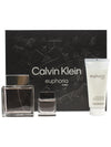 Set para Caballero Calvin Klein * Set Euphoria Men 3.4 Oz EDT Spray