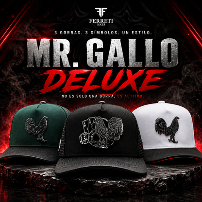 Pack 3 Gorras - Mr Gallo Deluxe - FERRETI HATS PREMIUM