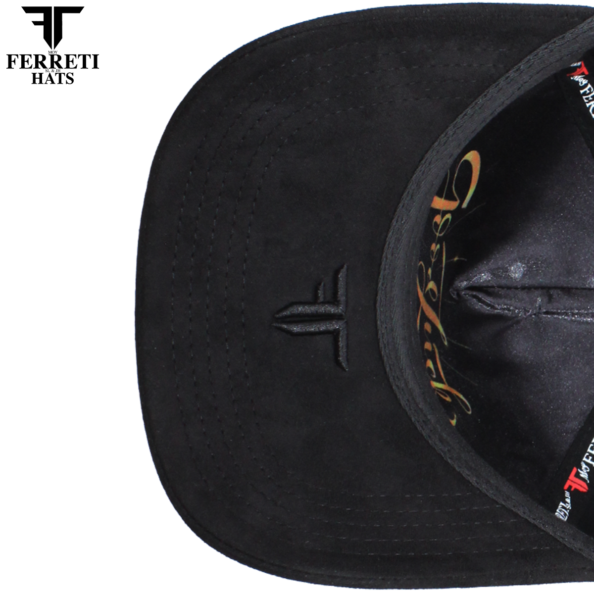 FERRETI HATS PREMIUM FT116 The Lucky Red Baseball Cap For Men