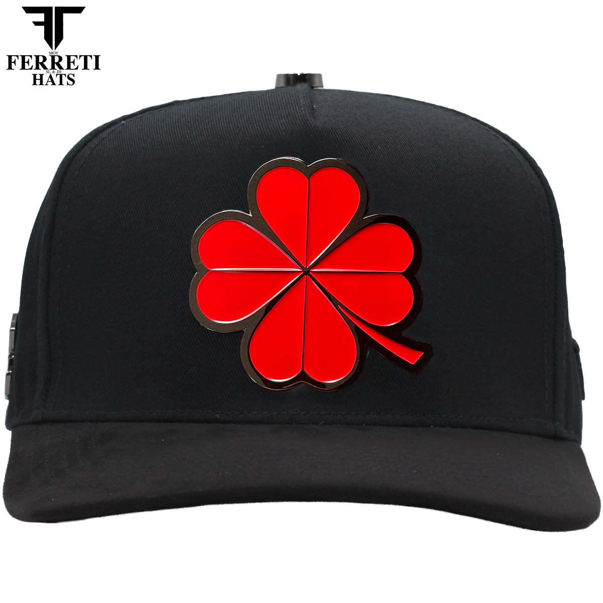 FERRETI HATS PREMIUM FT116 The Lucky Red Baseball Cap For Men