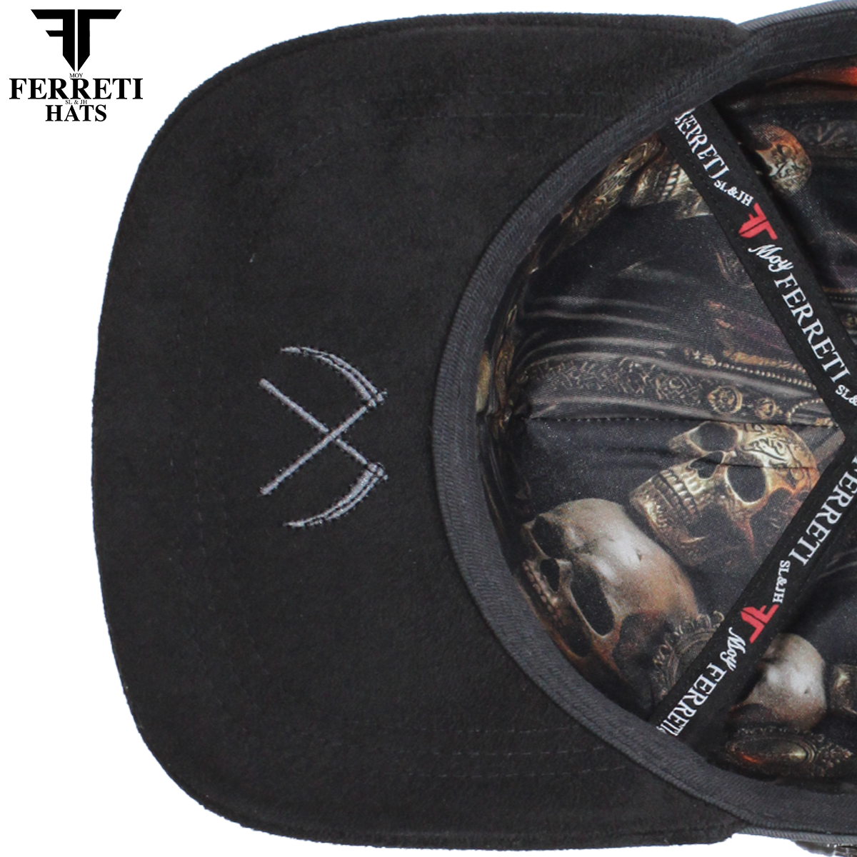 FERRETI HATS PREMIUM FT124 La Muerte Gris
