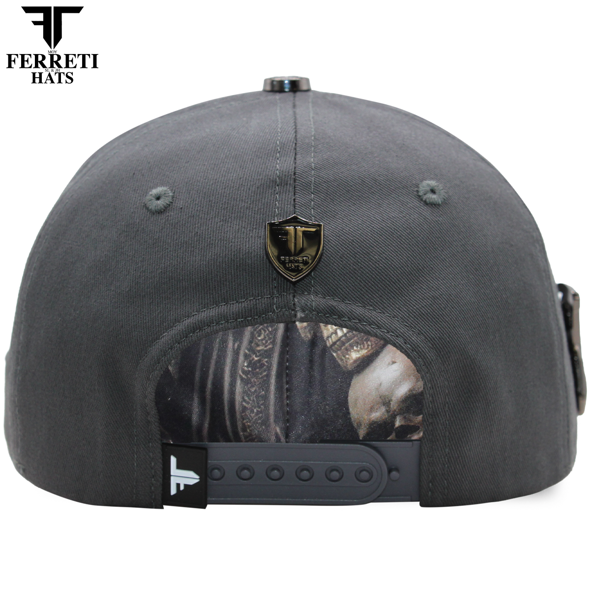 FERRETI HATS PREMIUM FT124 La Muerte Gris
