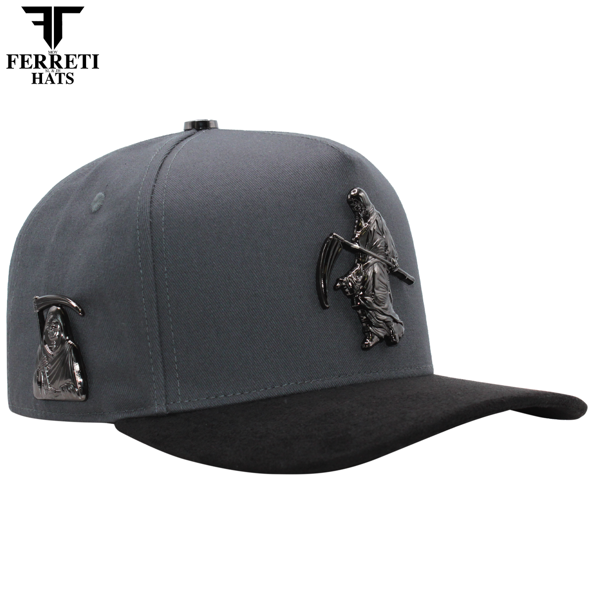 FERRETI HATS PREMIUM FT124 La Muerte Gris