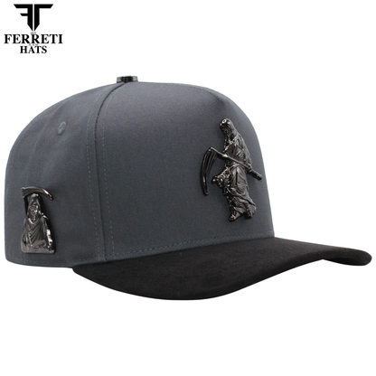 FERRETI HATS PREMIUM FT124 La Muerte Gris