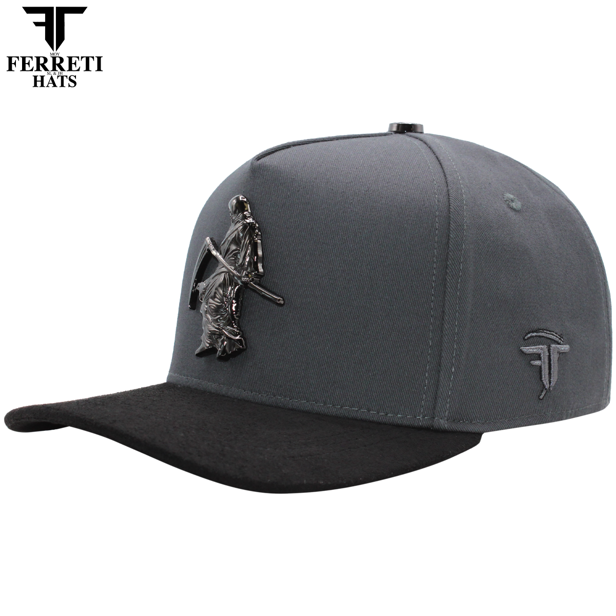 FERRETI HATS PREMIUM FT124 La Muerte Gris