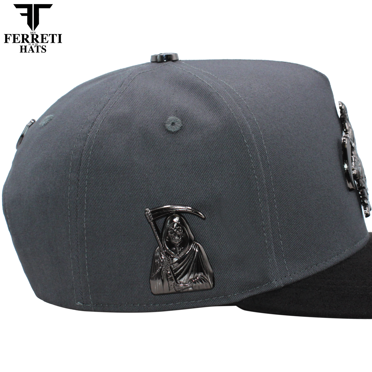 FERRETI HATS PREMIUM FT124 La Muerte Gris