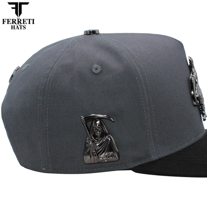 FERRETI HATS PREMIUM FT124 La Muerte Gris