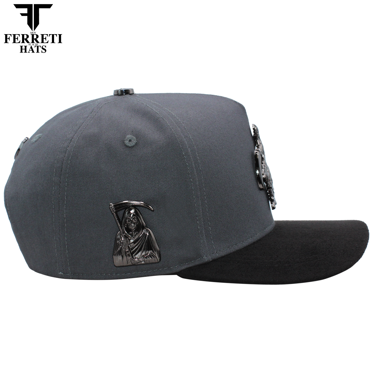 FERRETI HATS PREMIUM FT124 La Muerte Gris