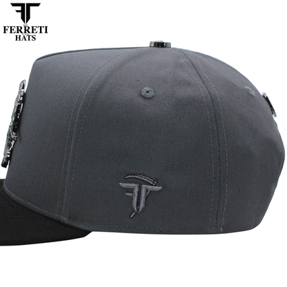 FERRETI HATS PREMIUM FT124 La Muerte Gris