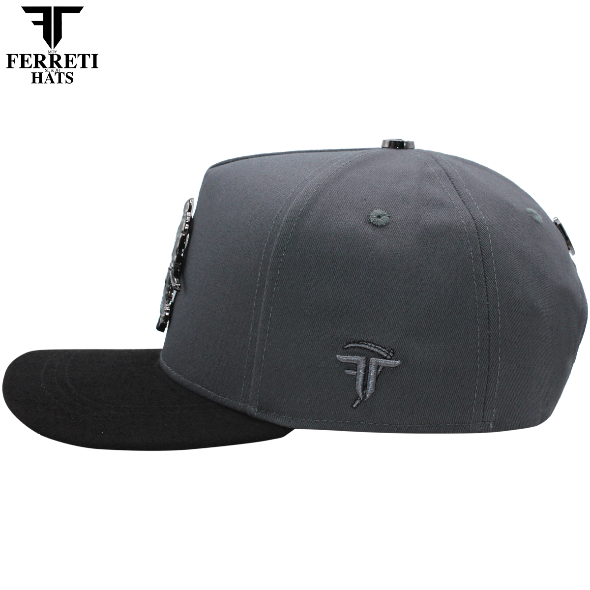 FERRETI HATS PREMIUM FT124 La Muerte Gris