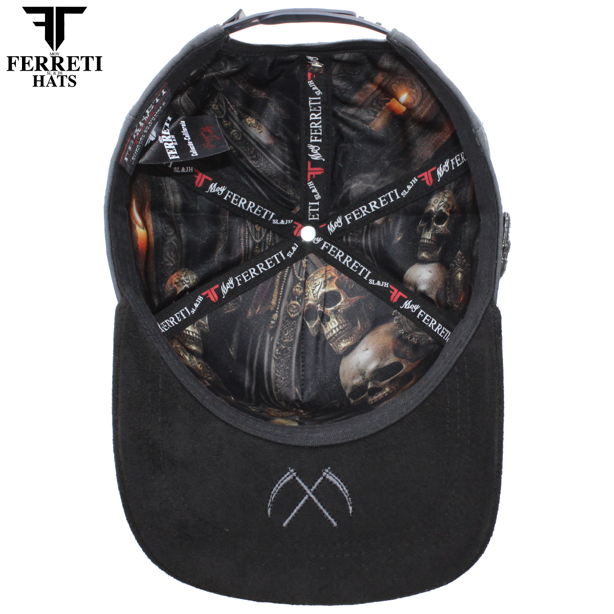 FERRETI HATS PREMIUM FT124 La Muerte Gris