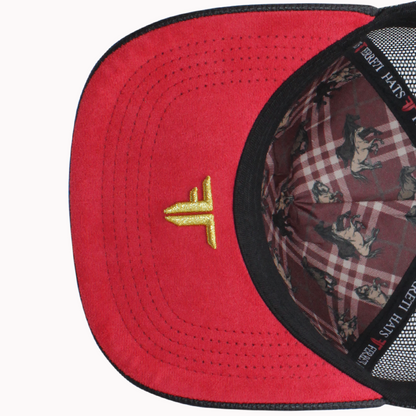 FERRETI HATS PREMIUM FT144M The Horse Mesh Baseball Cap For Men