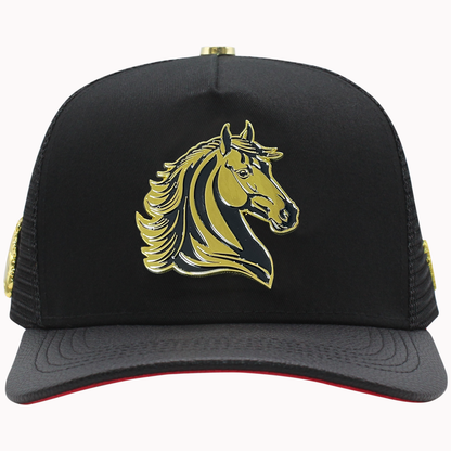 FERRETI HATS PREMIUM FT144M The Horse Mesh Baseball Cap For Men
