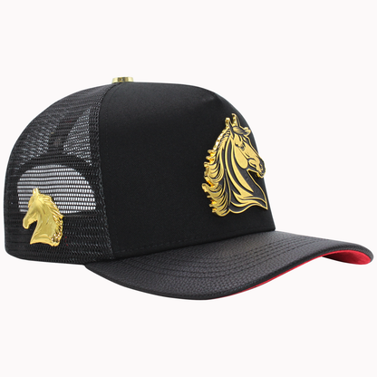 FERRETI HATS PREMIUM FT144M The Horse Mesh Baseball Cap For Men