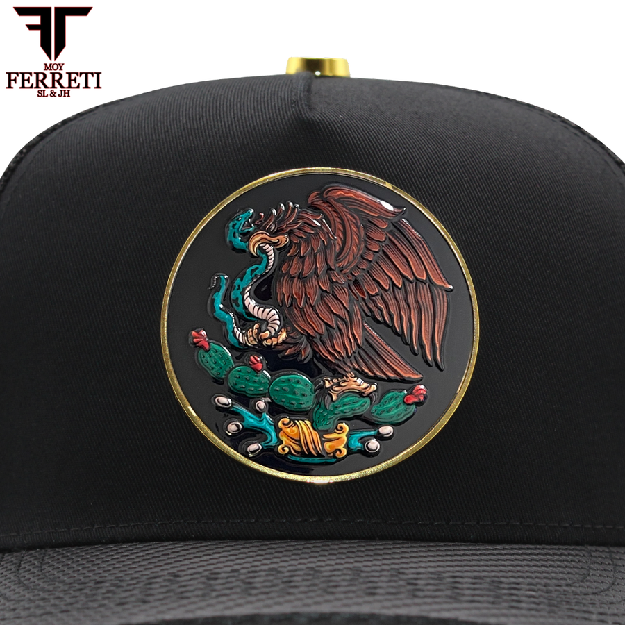 FERRETI HATS PREMIUM FT145M Escudo Mexico Baseball Cap For Men