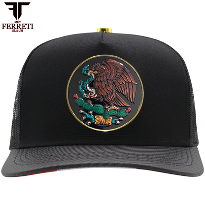 FERRETI HATS PREMIUM FT145M Mexico Shield Baseball Cap For Men