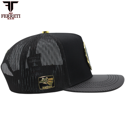 FERRETI HATS PREMIUM FT145M Mexico Shield Baseball Cap For Men