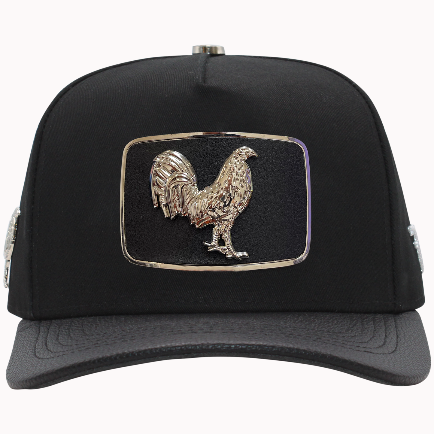 FERRETI HATS FT146 Gallo Plateado Baseball Cap For Men