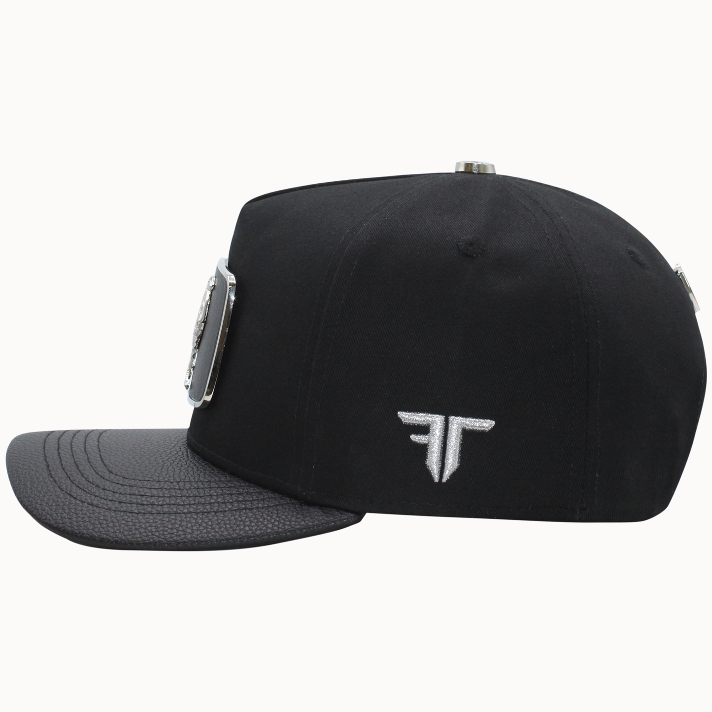 FERRETI HATS FT146 Gallo Plateado Baseball Cap For Men
