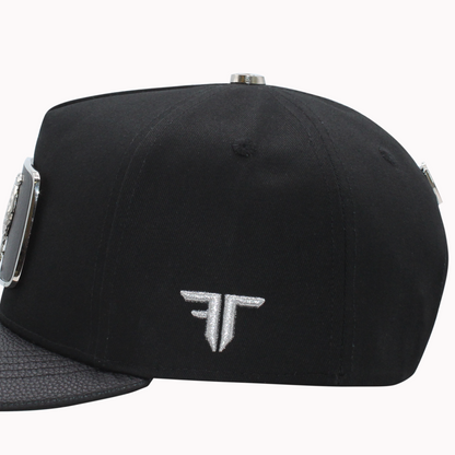 FERRETI HATS FT146 Gallo Plateado Baseball Cap For Men