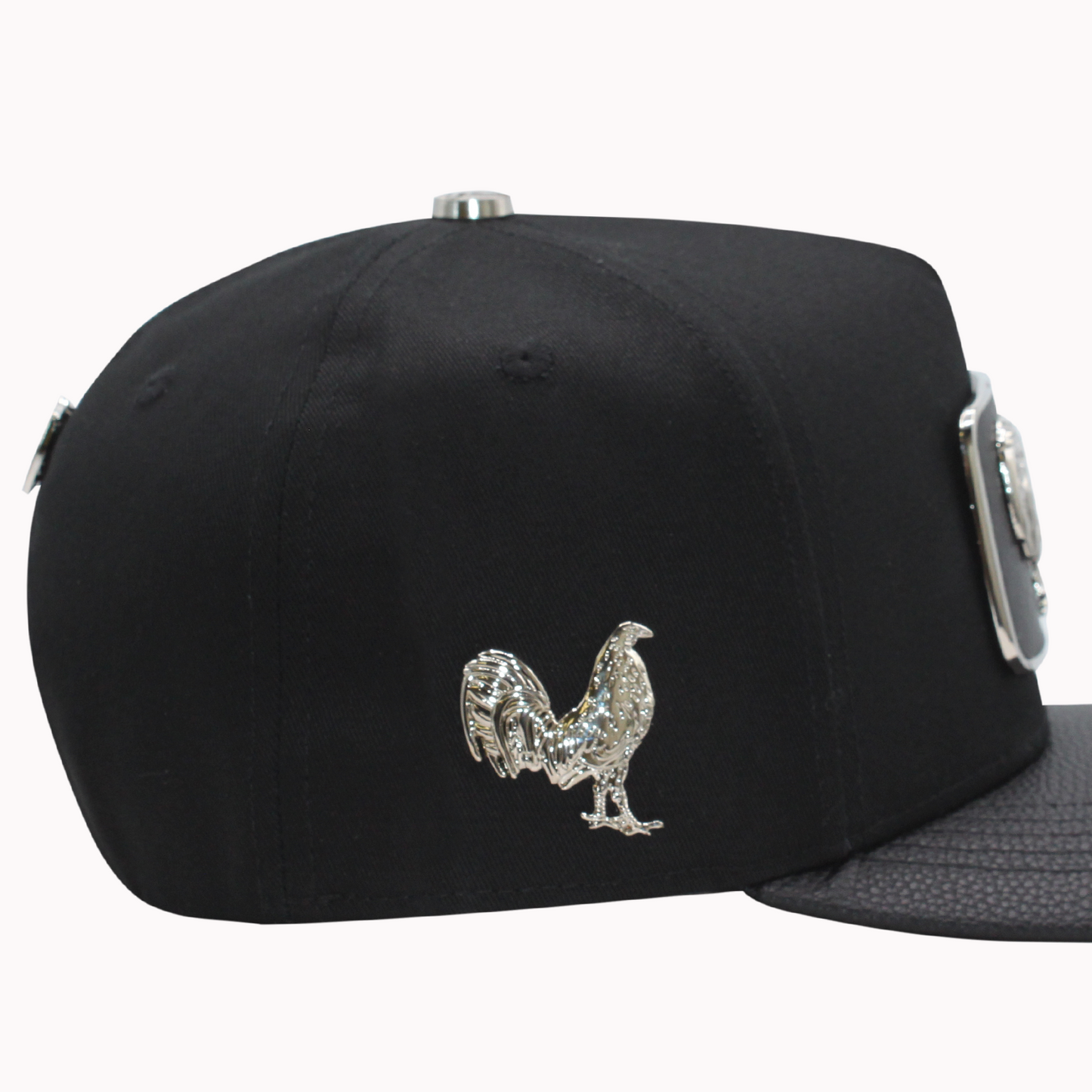 FERRETI HATS FT146 Gallo Plateado Baseball Cap For Men