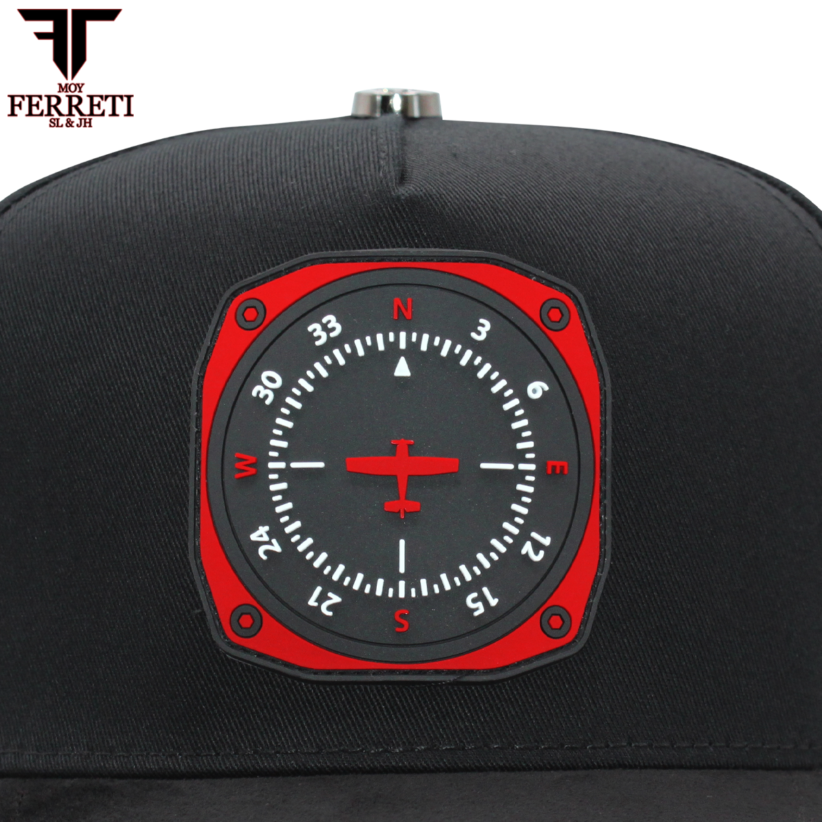 FERRETI HATS PREMIUM FT151 Brujula Baseball Cap For Men