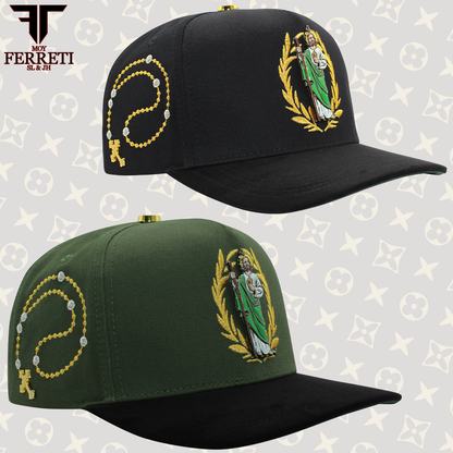 FERRETI HATS PREMIUM FT157157 COMBO San Juditas Baseball Cap For Men