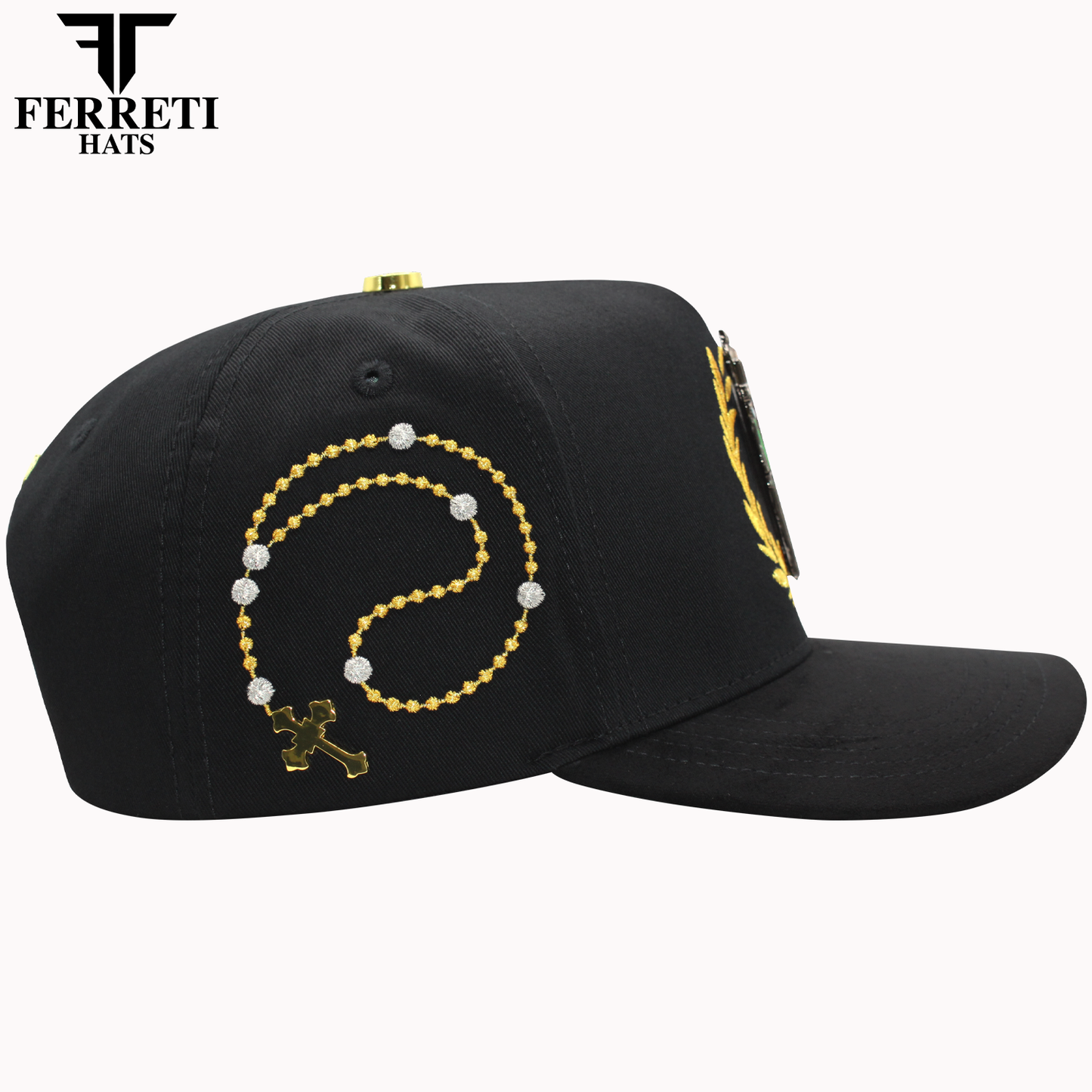 FERRETI HATS PREMIUM FT157 San Juditas Baseball Cap For Men