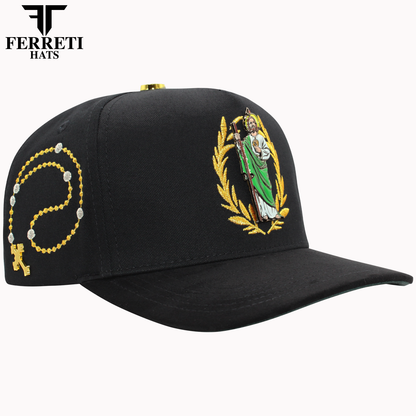 FERRETI HATS PREMIUM FT157 San Juditas Baseball Cap For Men