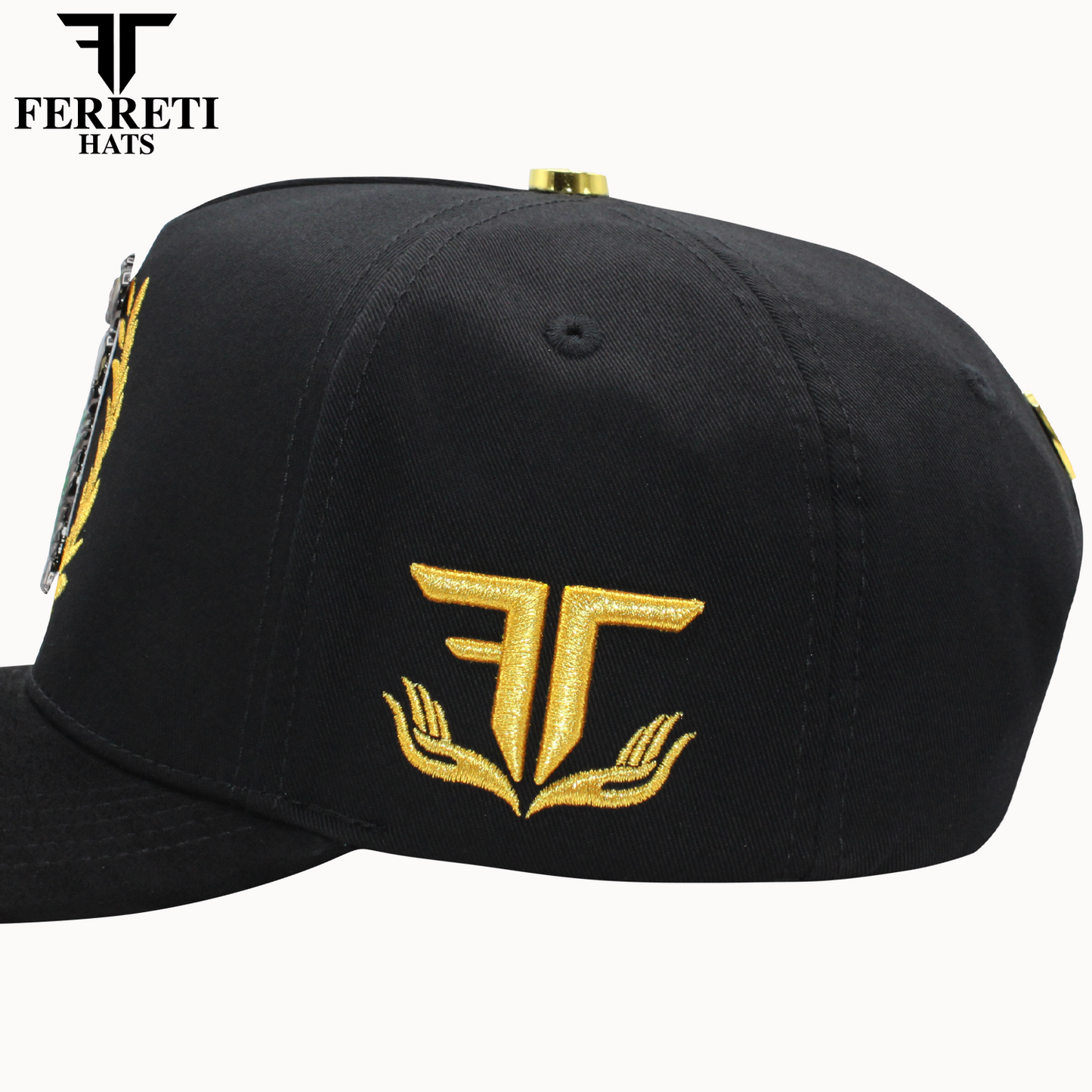 FERRETI HATS PREMIUM FT157 San Juditas Baseball Cap For Men
