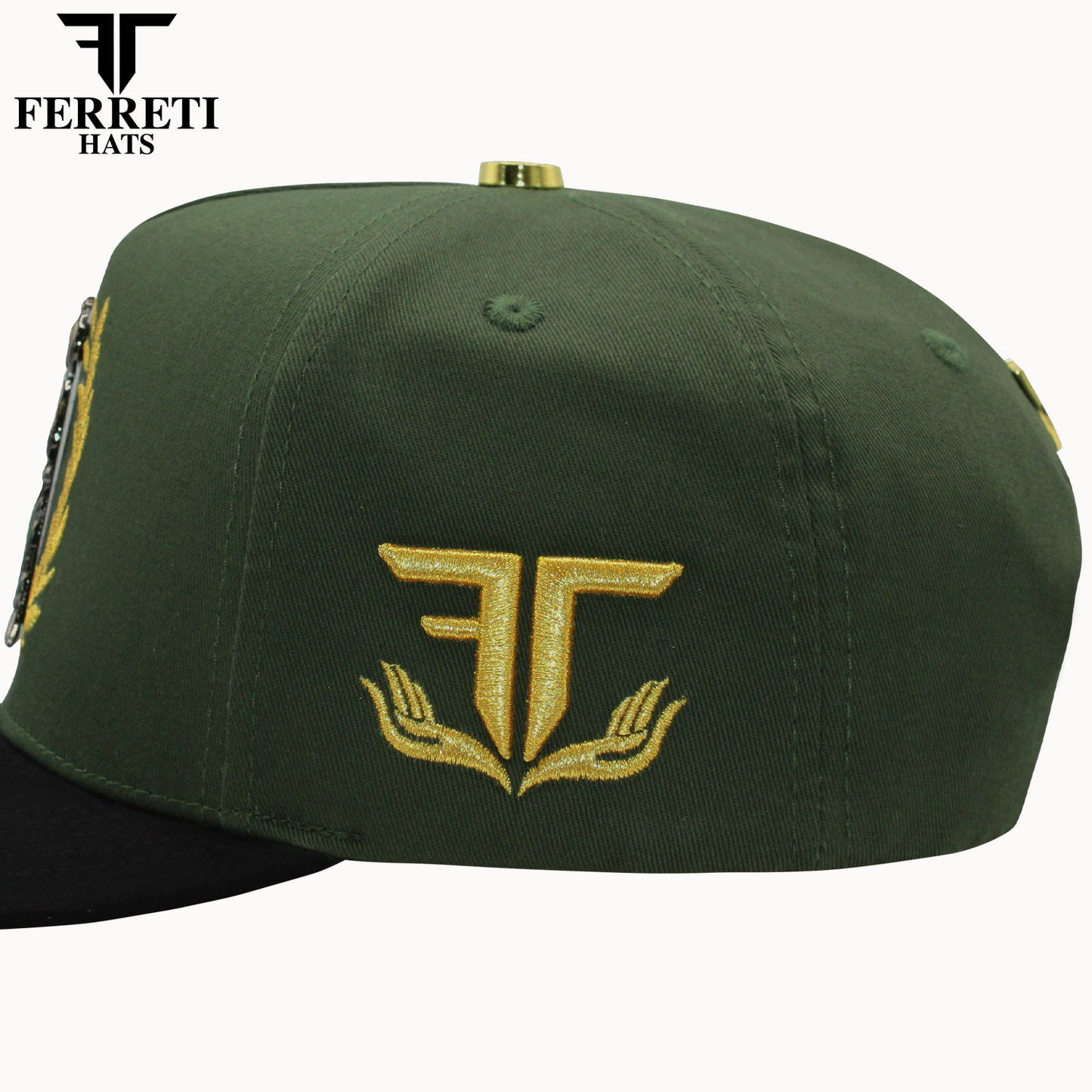 FERRETI HATS PREMIUM FT157 San Juditas Baseball Cap For Men
