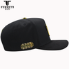 FERRETI HATS PREMIUM FT158 Poker Gold Baseball Cap For Men