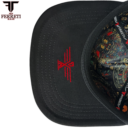FERRETI HATS PREMIUM FT159 Bandera de Mexico Baseball Cap For Men
