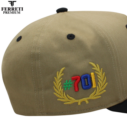 FERRETI HATS PREMIUM FT15 Khaky Baseball Cap For Men